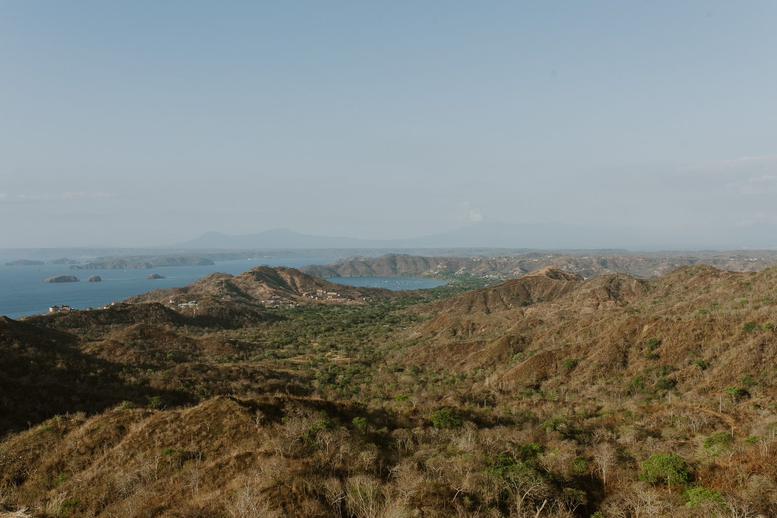 vistas de la playa de matapalo