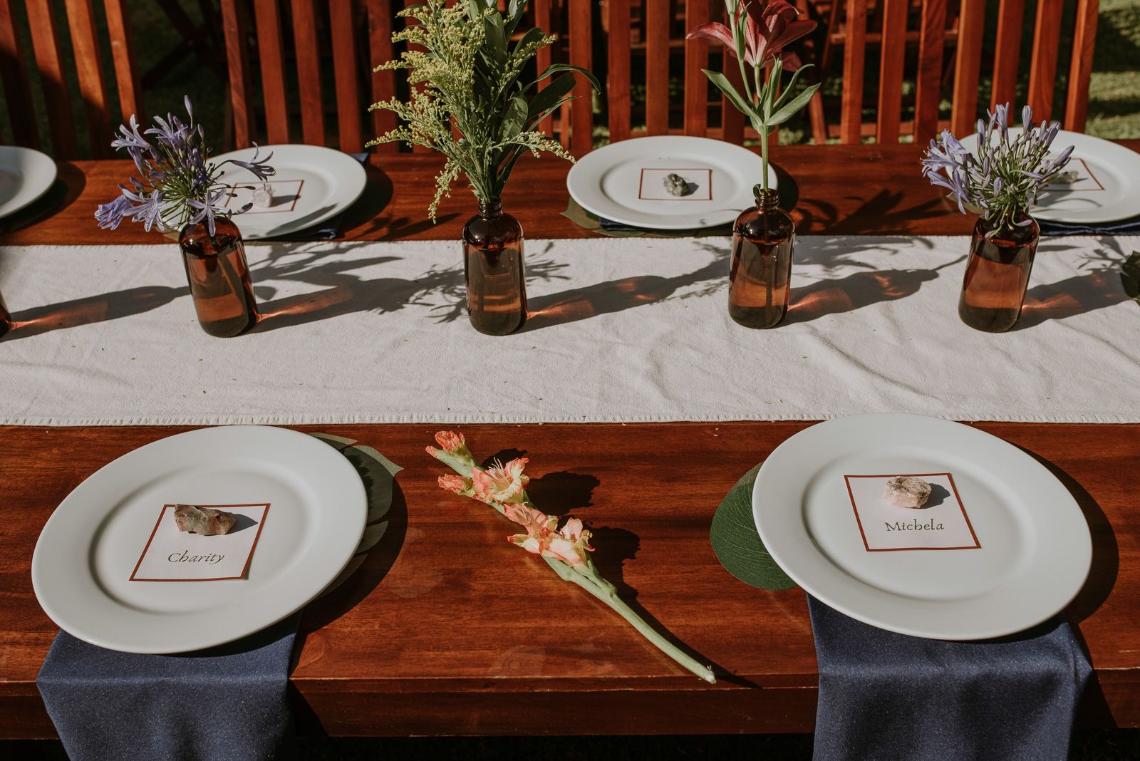 decoración de la boda en casa puros dieces