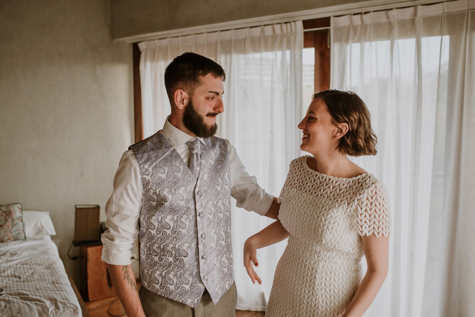 preparativos de la novia