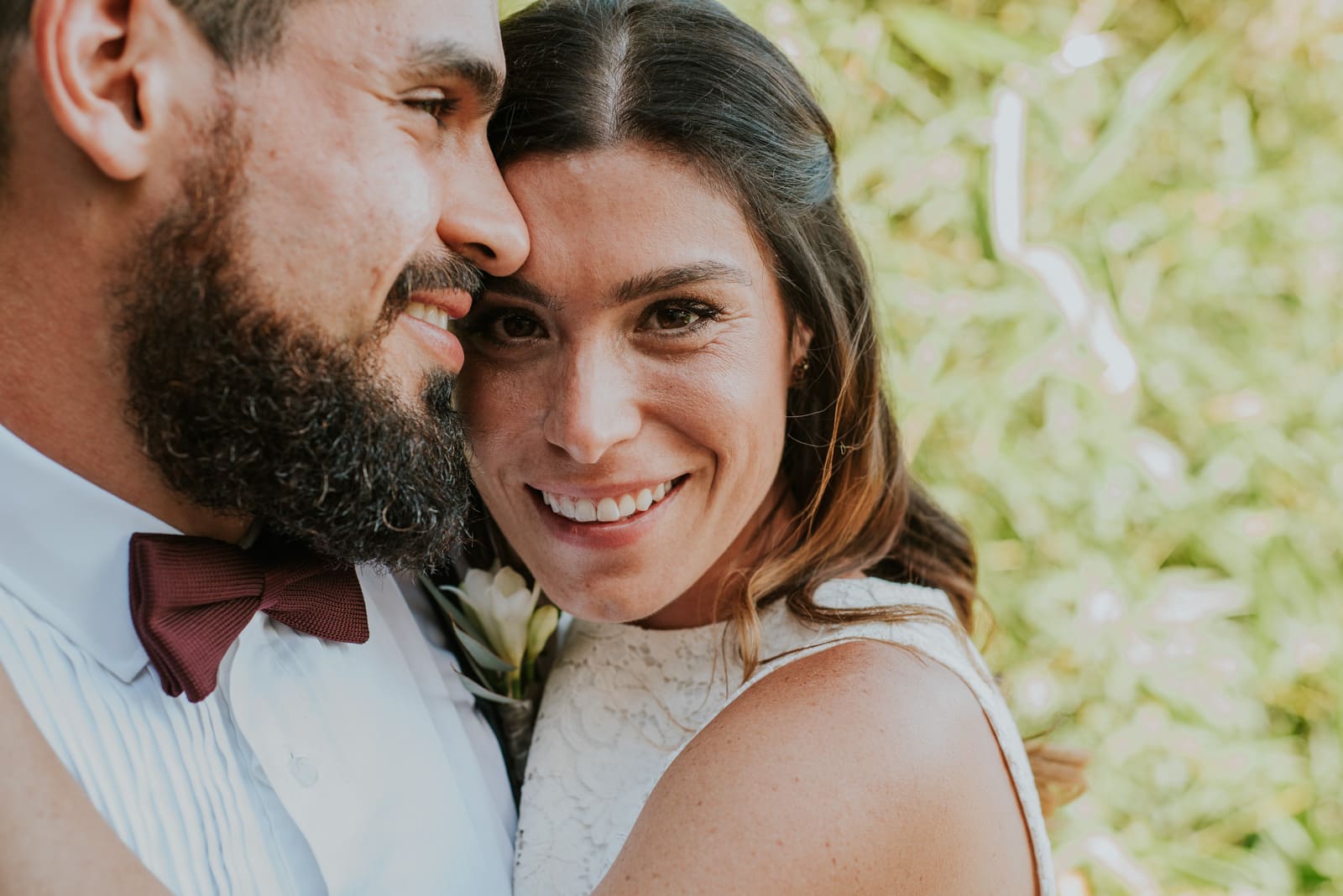 Jamie and Greg at their wedding in Tamarindo, Costa Rica